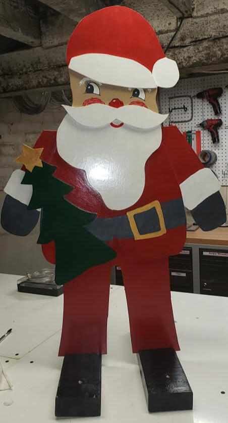 Wooden Santa Clause Wooden Santa Clause