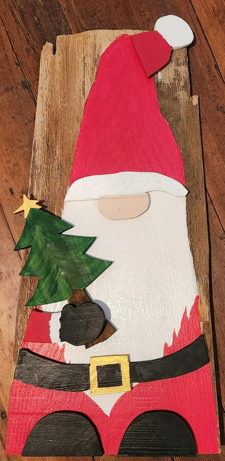 Large Santa Gnome