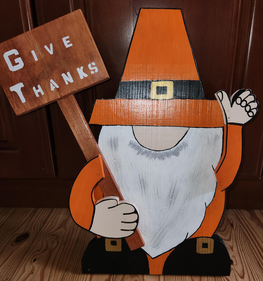Give Thanks Gnome Give Thanks Gnome