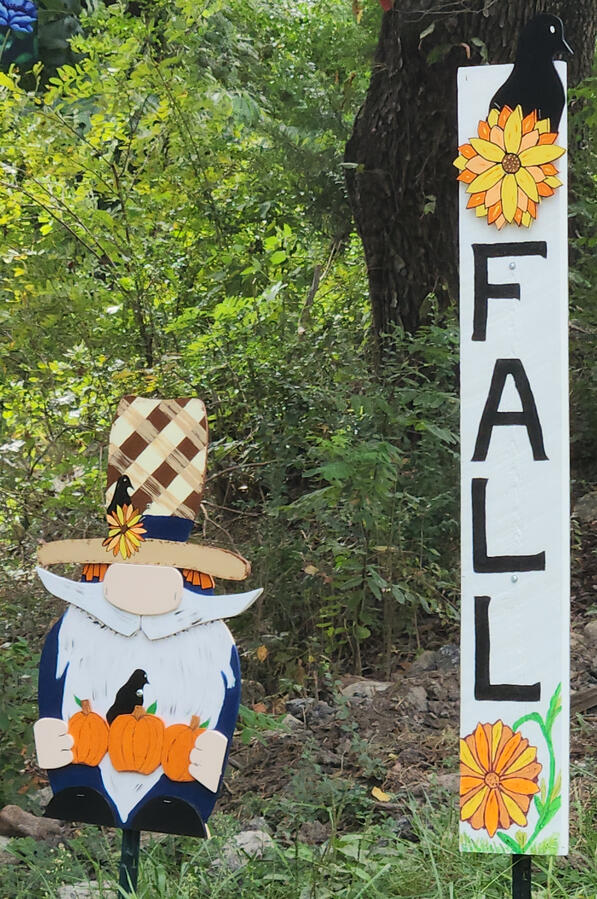 Fall Gnome and Sign