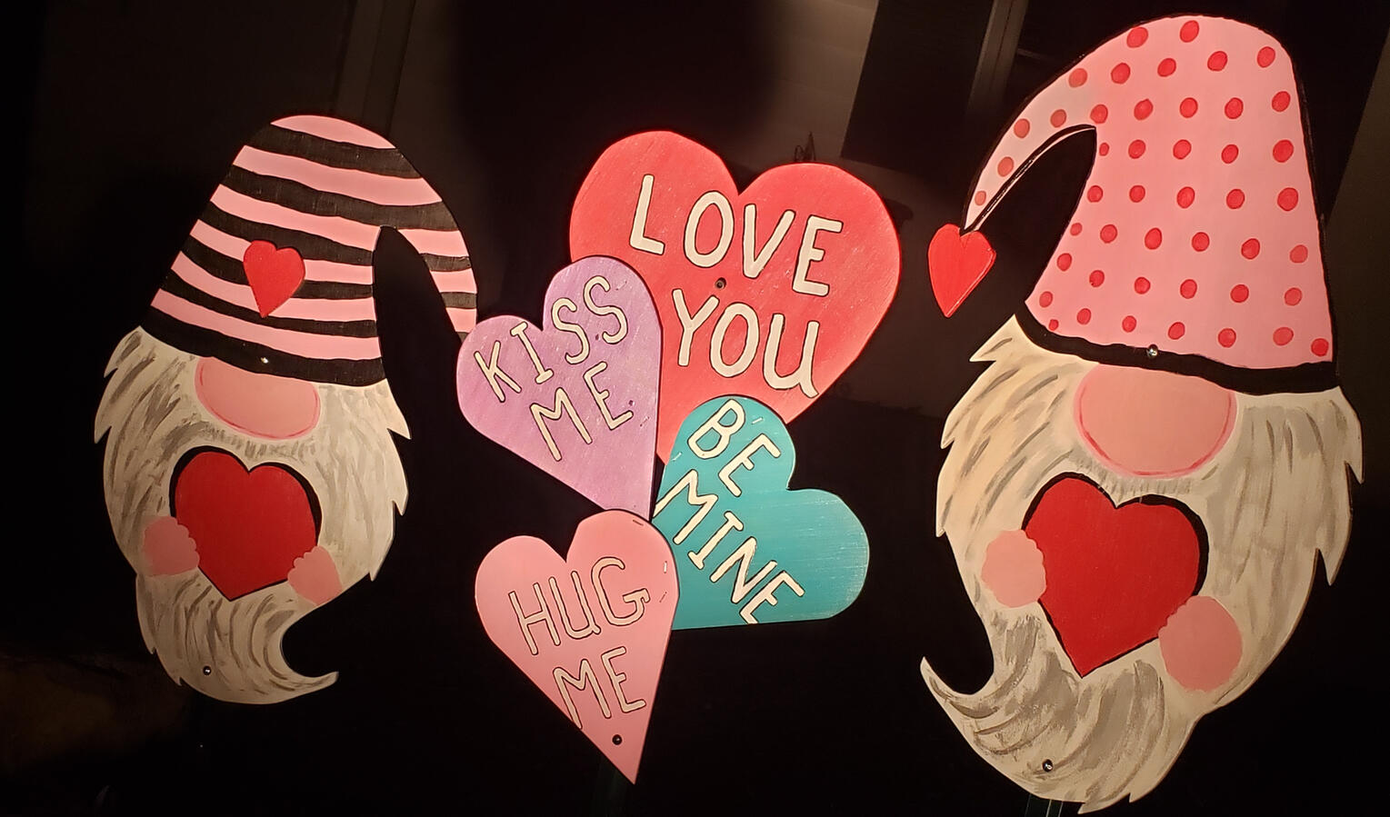 Valentine's Yard Art