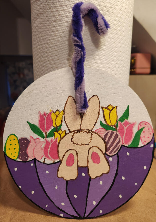 Easter Bunny Umbrella Sign Easter Bunny Umbrella Sign